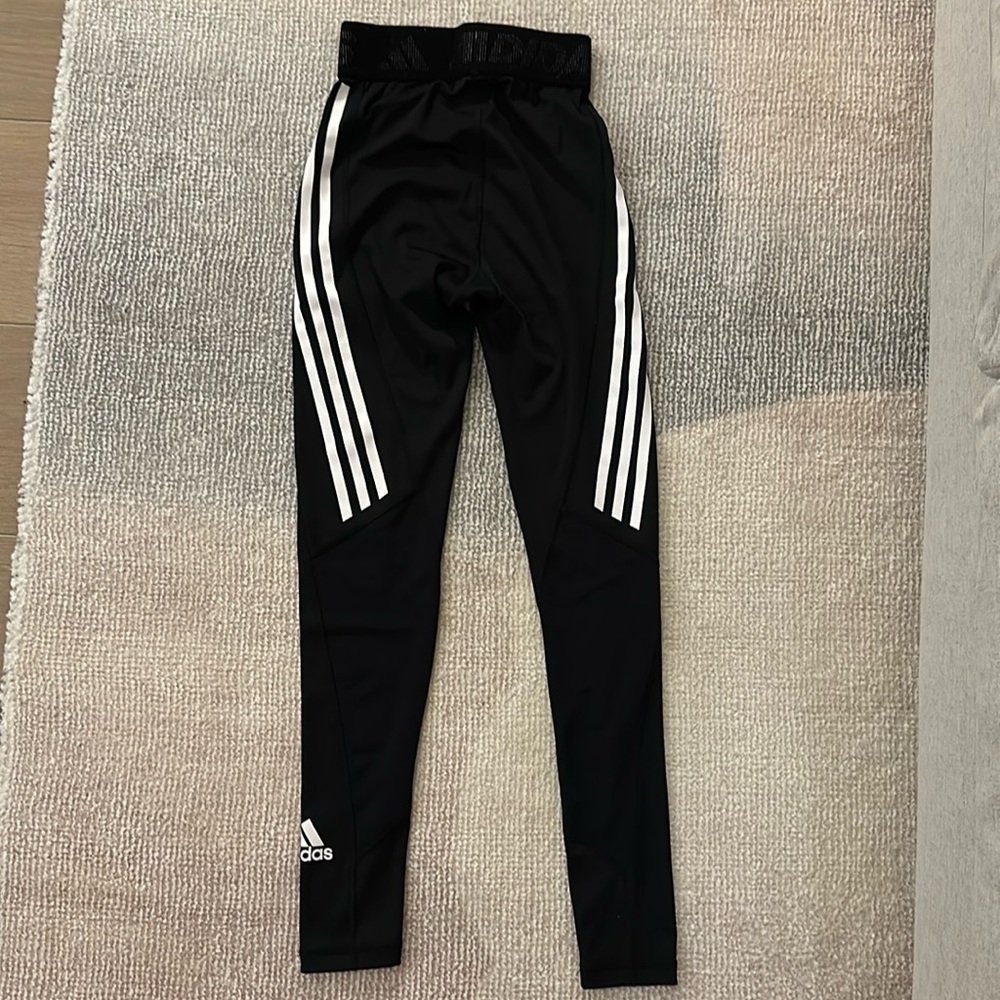 Adidas Techfit 3 Striped Leggings / Tights - XS